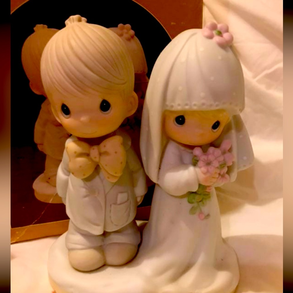 Precious Moments wedding set